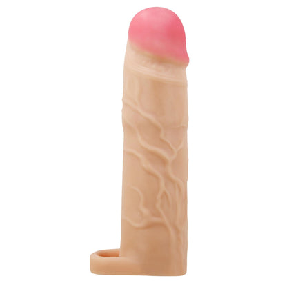 1-Przedłużka na penisa Pretty Love Gerd Flesh TPR 76 mm-1