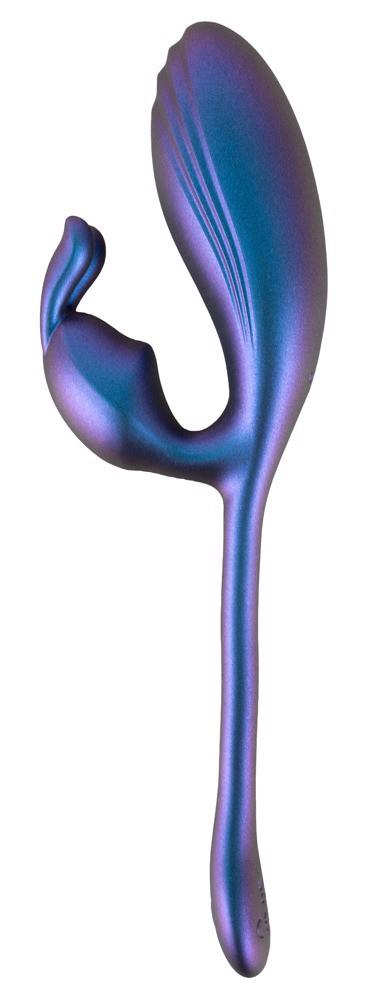 5-Wibrator króliczek Sweet Smile metaliczny elastyczny USB 22 cm-5