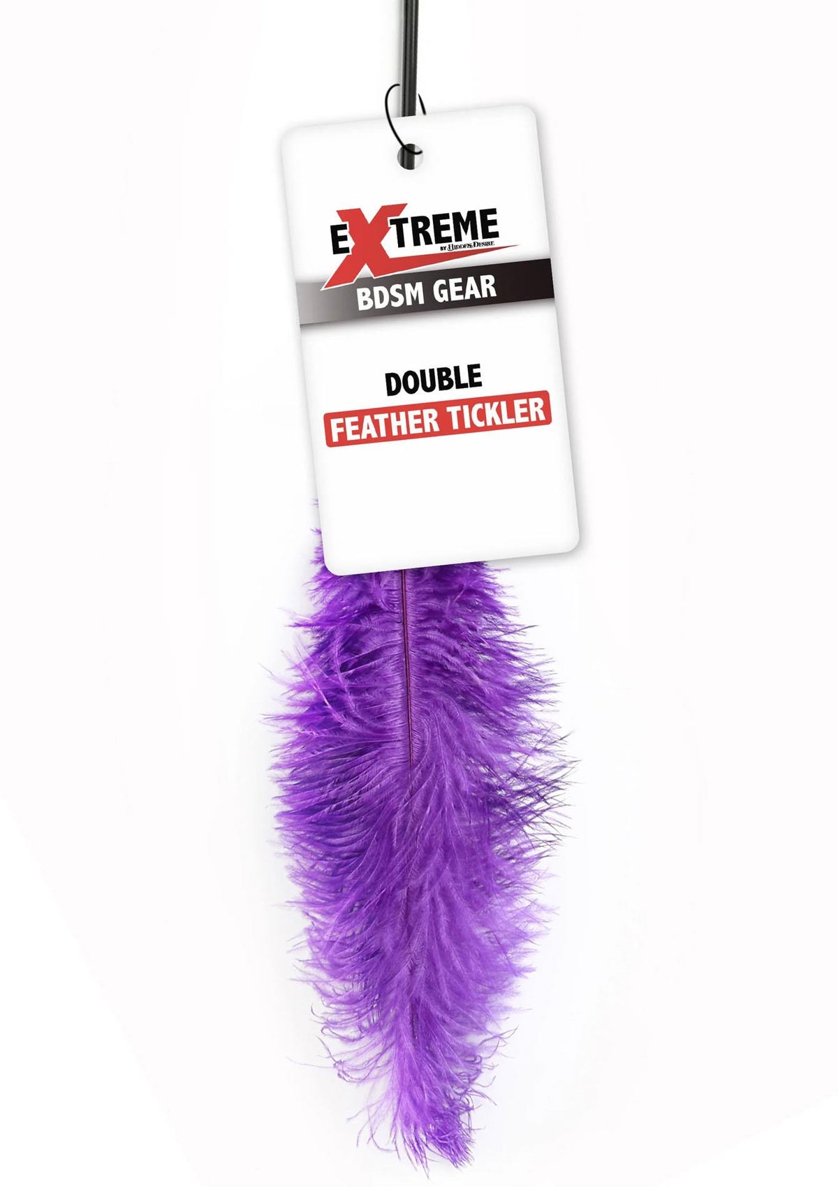 5-Podwójne piórko do łaskotania Hidden Desire fioletowe 68 cm-5