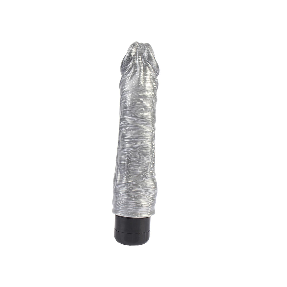 2-Wibrator realistyczny Chubby Beau Silver srebrny 22 cm DarkMuscle-2