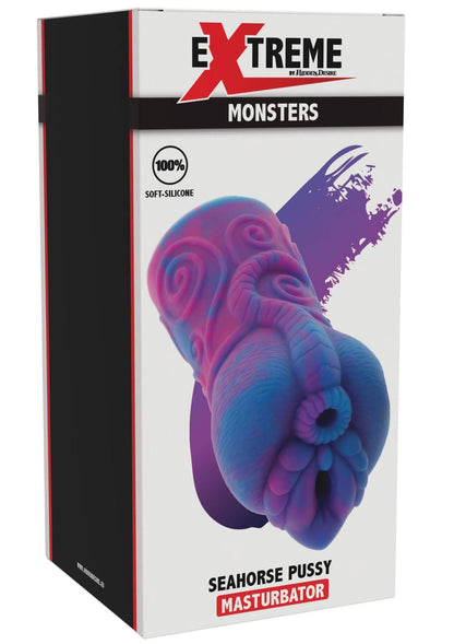 2-Masturbator silikonowy Seahorse Hidden Desire fioletowy 16 5 cm-2