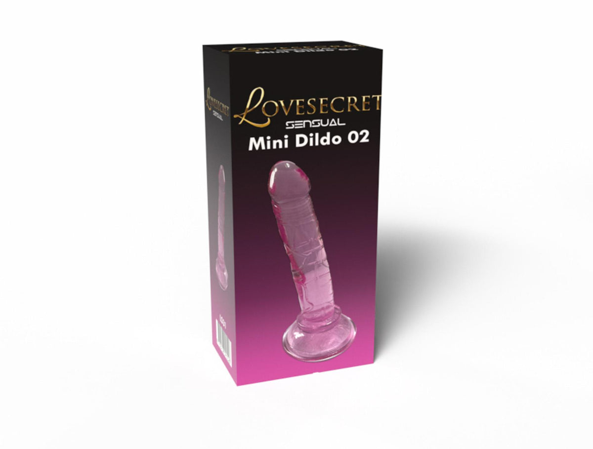 2-Realistyczne mini dildo Lovesecret różowe 14 cm-2