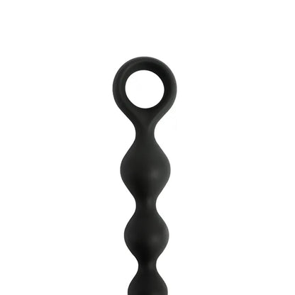 1-Koraliki analne silikonowe Fantasy czarne 20 cm-1