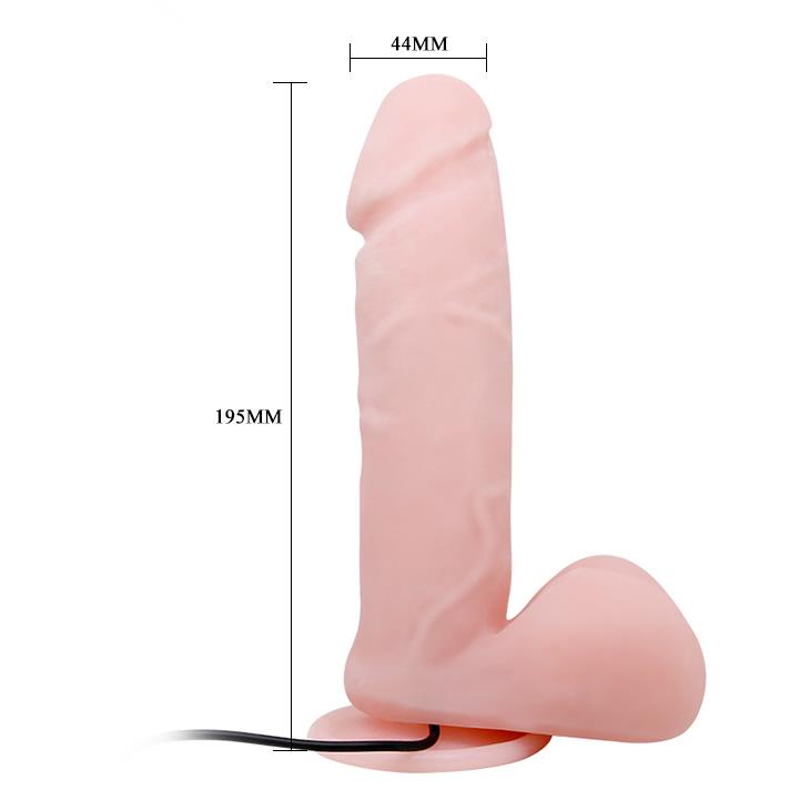 3-Wibrator realistyczny Baile silikonowy z pilotem 20 cm-3