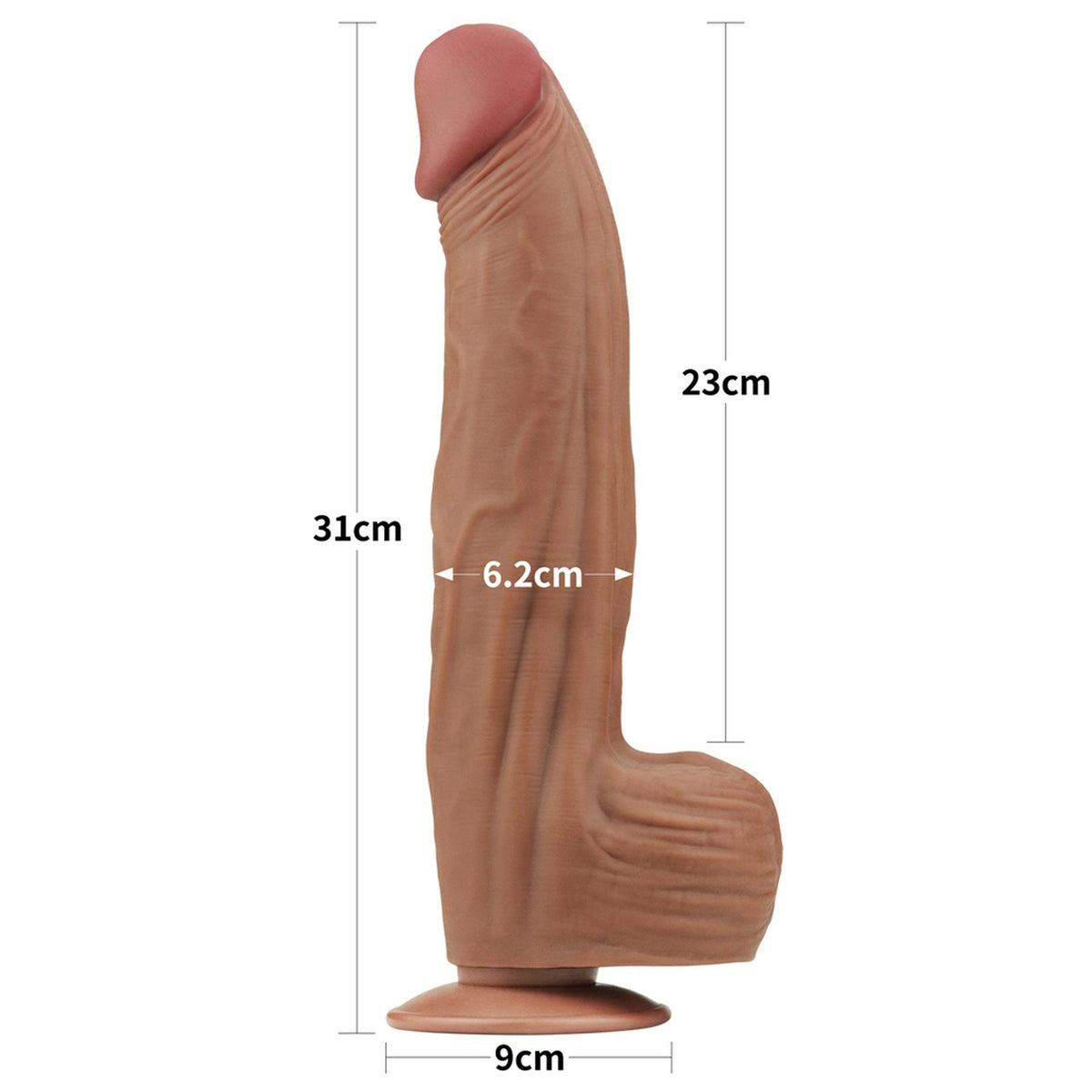 2-12'' King Sized Sliding Skin Dual Layer Dong Brown-2