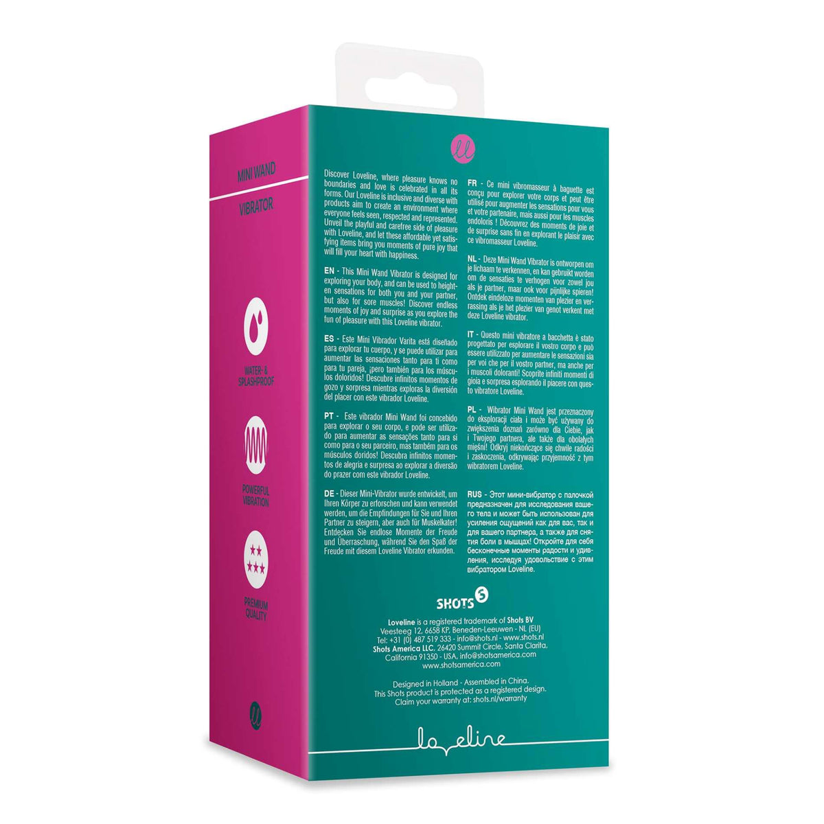 5-Mini wibrator wand Loveline silikonowy 7 funkcji-5