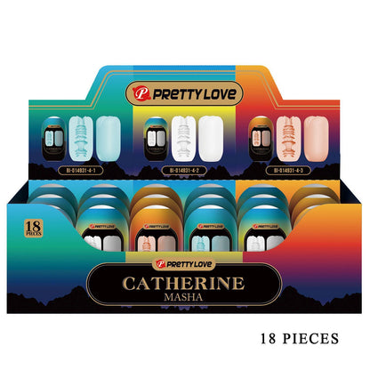 2-Elastyczny rękaw masturbacyjny Pretty Love Catherine MASHA-2