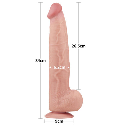 2-13.5'' King Sized Sliding Skin Dual Layer Dong-2