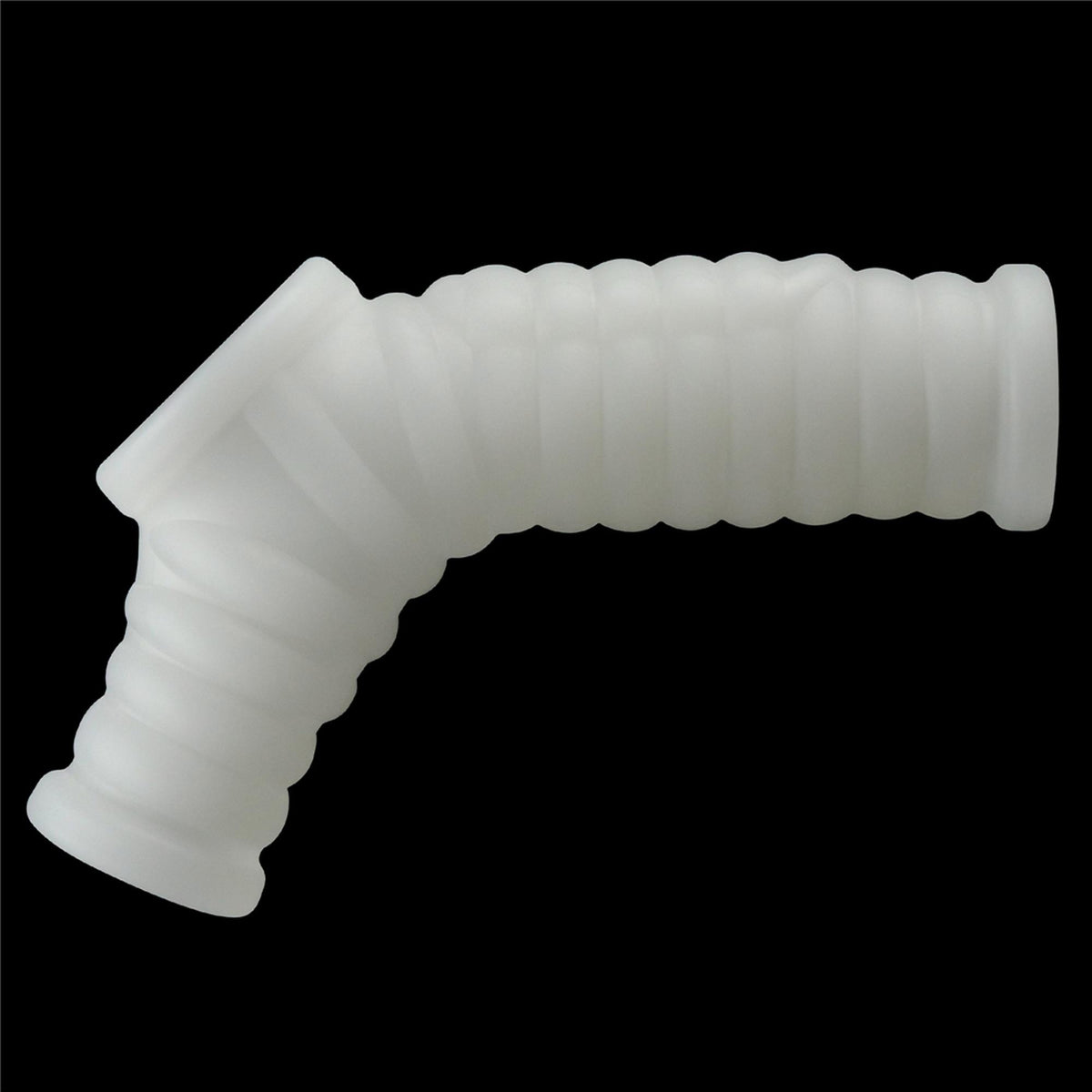 2-Vibrating Wave Knights Ring with Scrotum Sleeve (White)-2