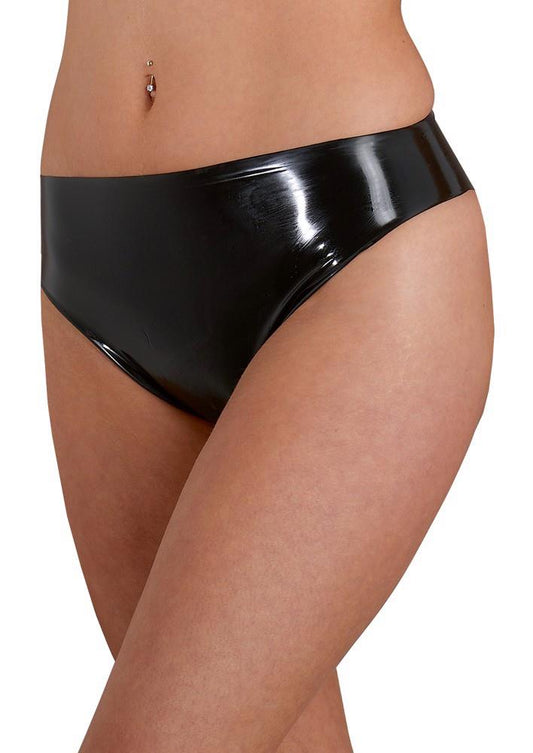 1-Latex Briefs black M-1