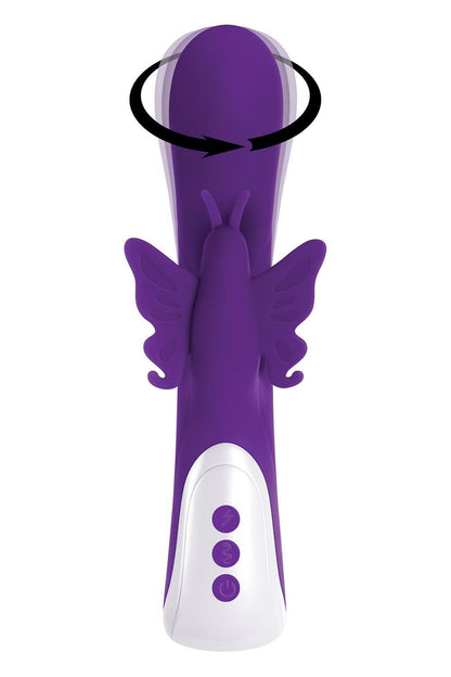 1-Wibrator punktu G Evolved Twirly Butterfly silikonowy USB 23 cm-1
