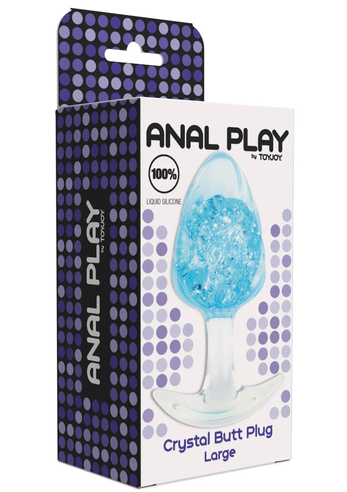 1-Korek analny ToyJoy Crystal Large silikonowy 10,5 cm-1