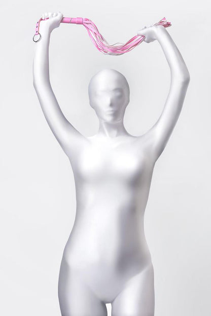 3-Pejcz zamszowy Anonymo różowy 64 cm-3