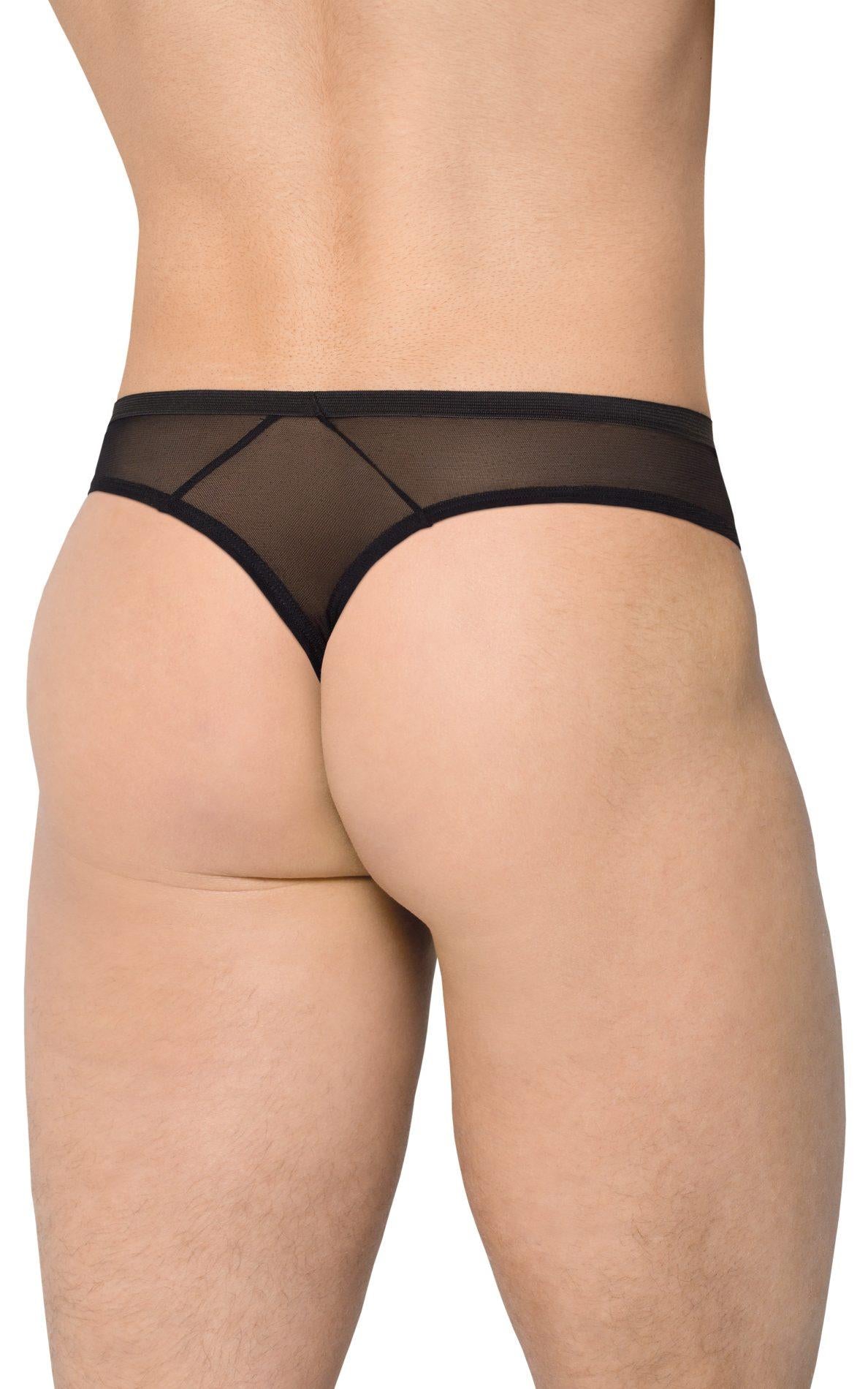 1-Stringi męskie super wycięte SoftLine 4517 czarne M/L-1