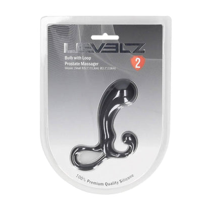 1-Masażer prostaty silikonowy Levelz S czarny 11 cm-1