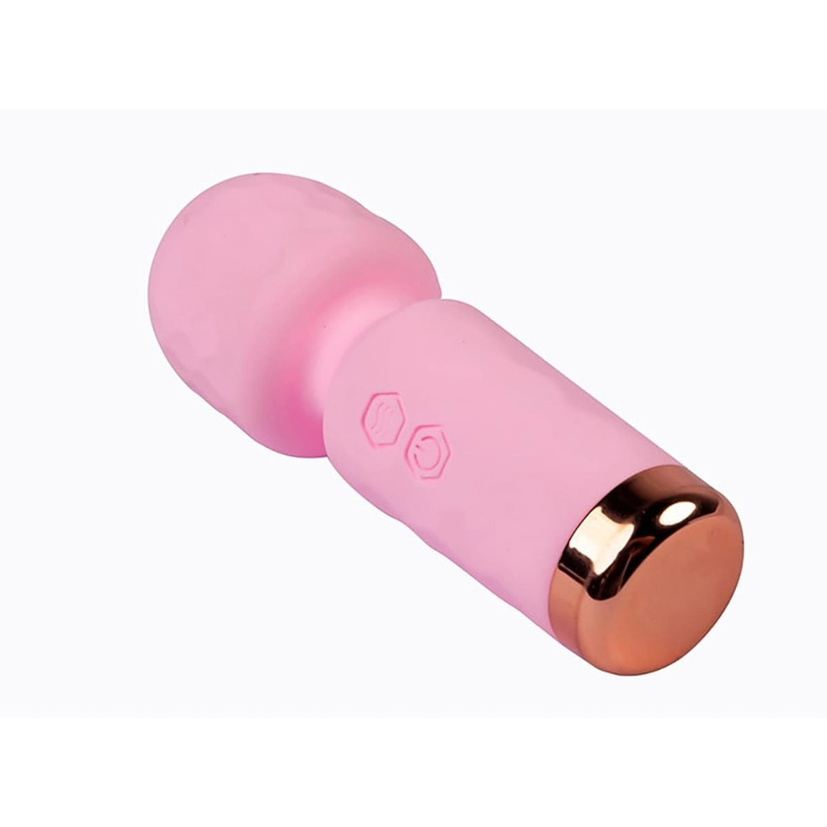 1-Mini różdżka Eros Fantasy różowa silikonowa USB 11,5 cm-1