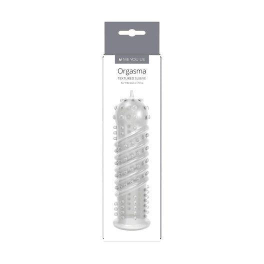 2-Przedłużka na penisa Me You Us TPR z wypustkami 14 cm-2