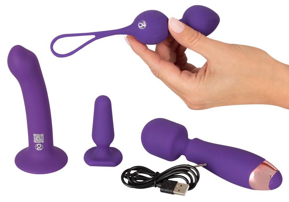 2-Zestaw silikonowy Magic Shiver Feminine USB-2