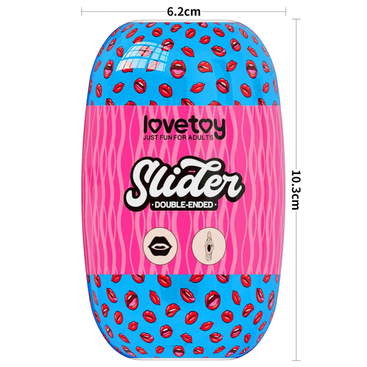 3-Masturbator dwustronny Lovetoy usta i pochwa z wibracjami-3