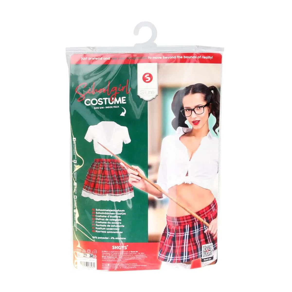 2-Kostium uczennicy S-Line biały S/M-2