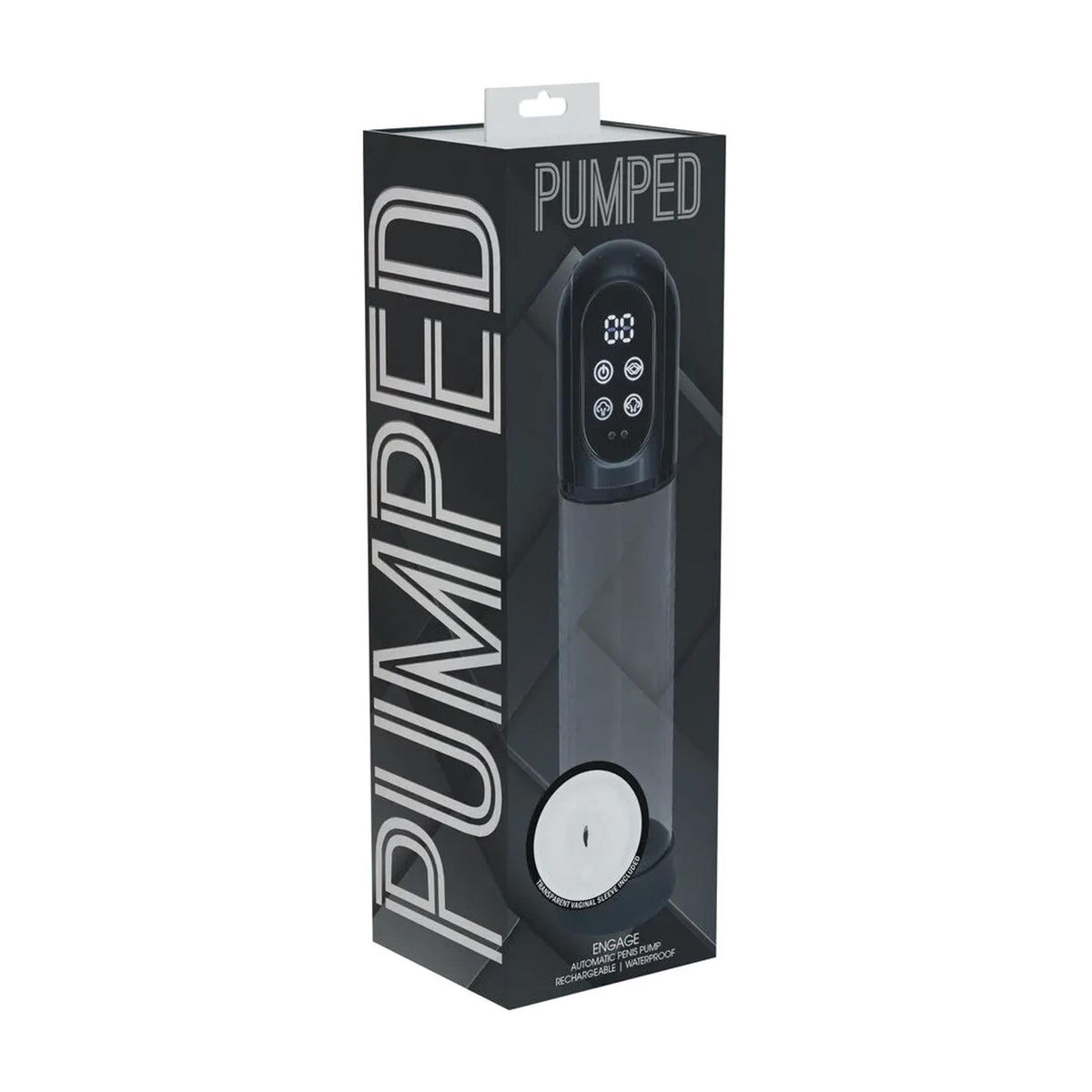 3-Automatyczna Wodoodporna Pompka Penisa i Masturbator Gun Metal-3