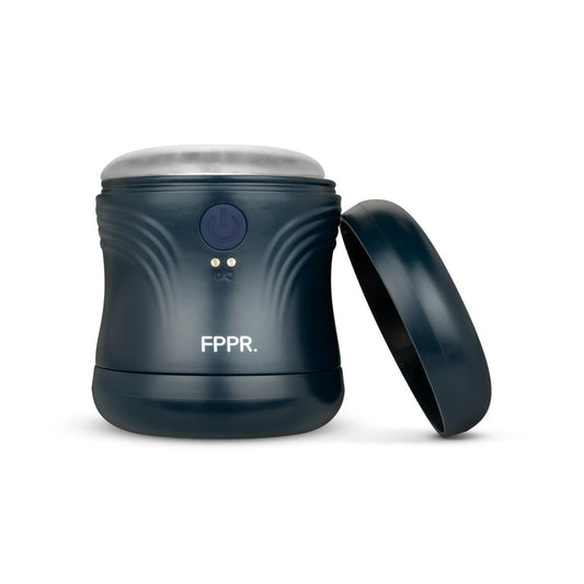 2-Masturbator wibrujący FPPR niebieski USB 10 cm-2