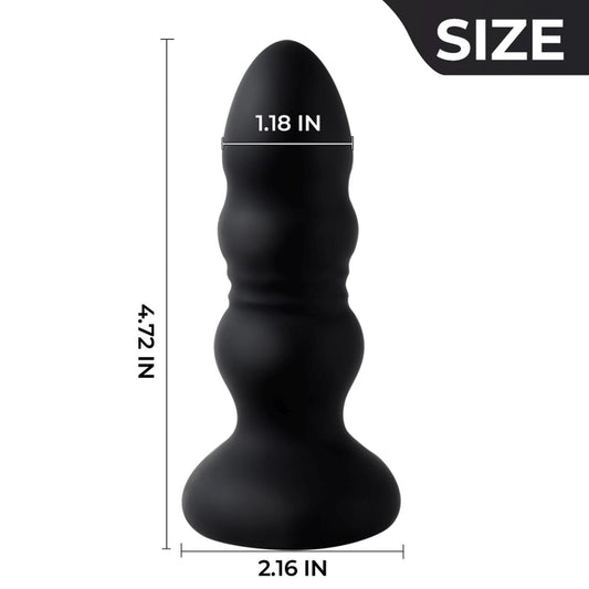 2-Wibrujący korek analny oświetleniowy silikonowy wodoodporny B Series Cute-2