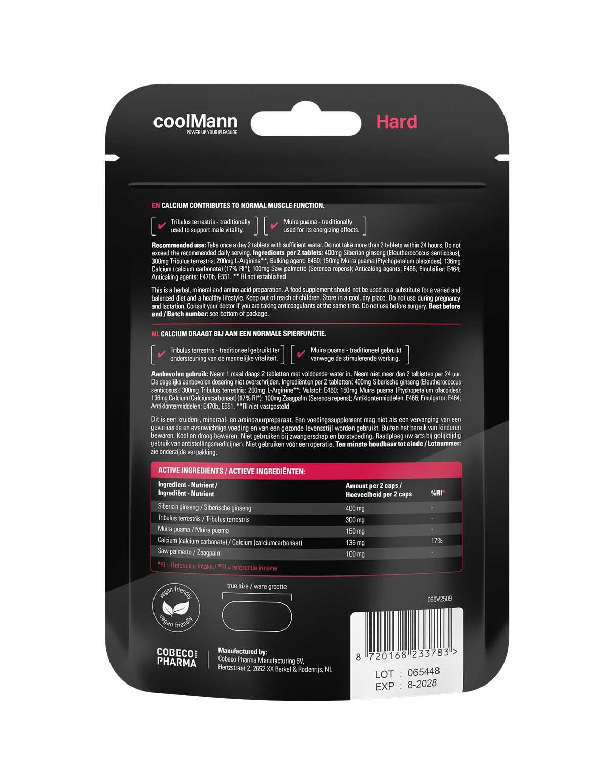 3-Afrodyzjak CoolMann HARD Cobeco 60 tabletek-3