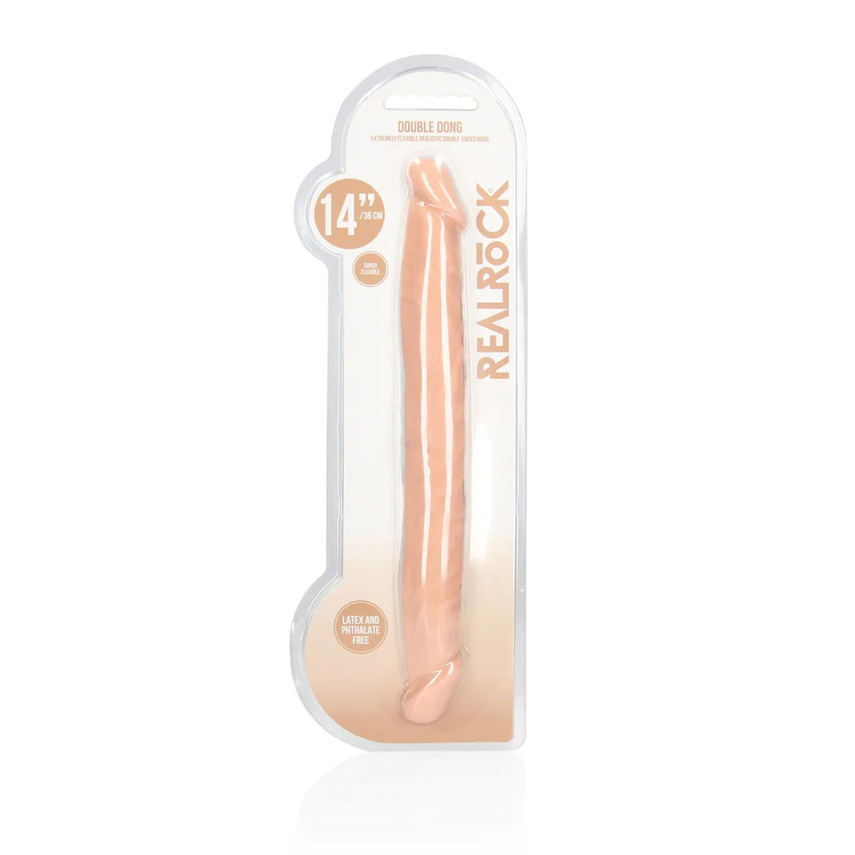 2-Dildo podwójne RealRock TPE 36 cm-2