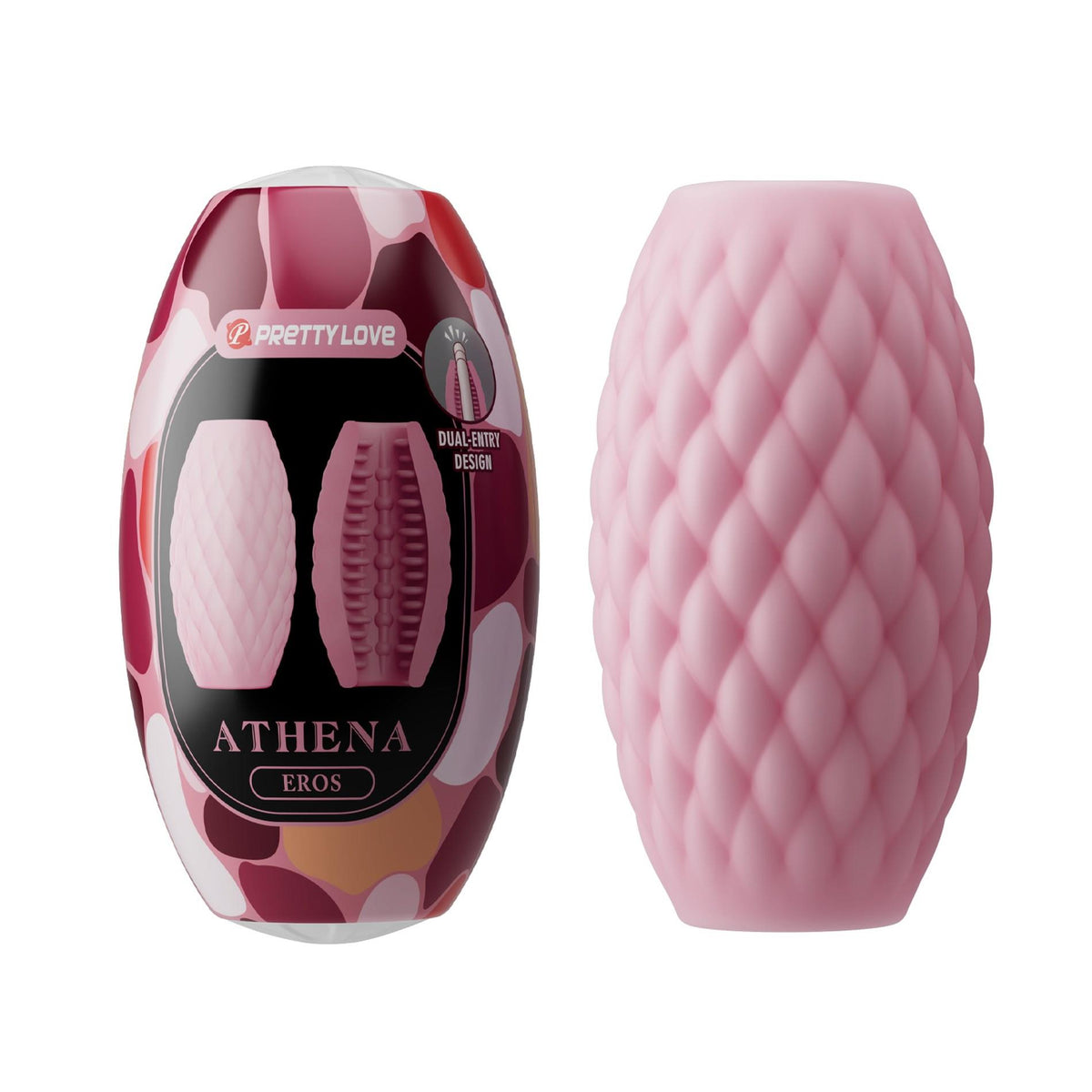 3-Wodoodporny kompaktowy masturbator Pretty Love Athena EROS-3