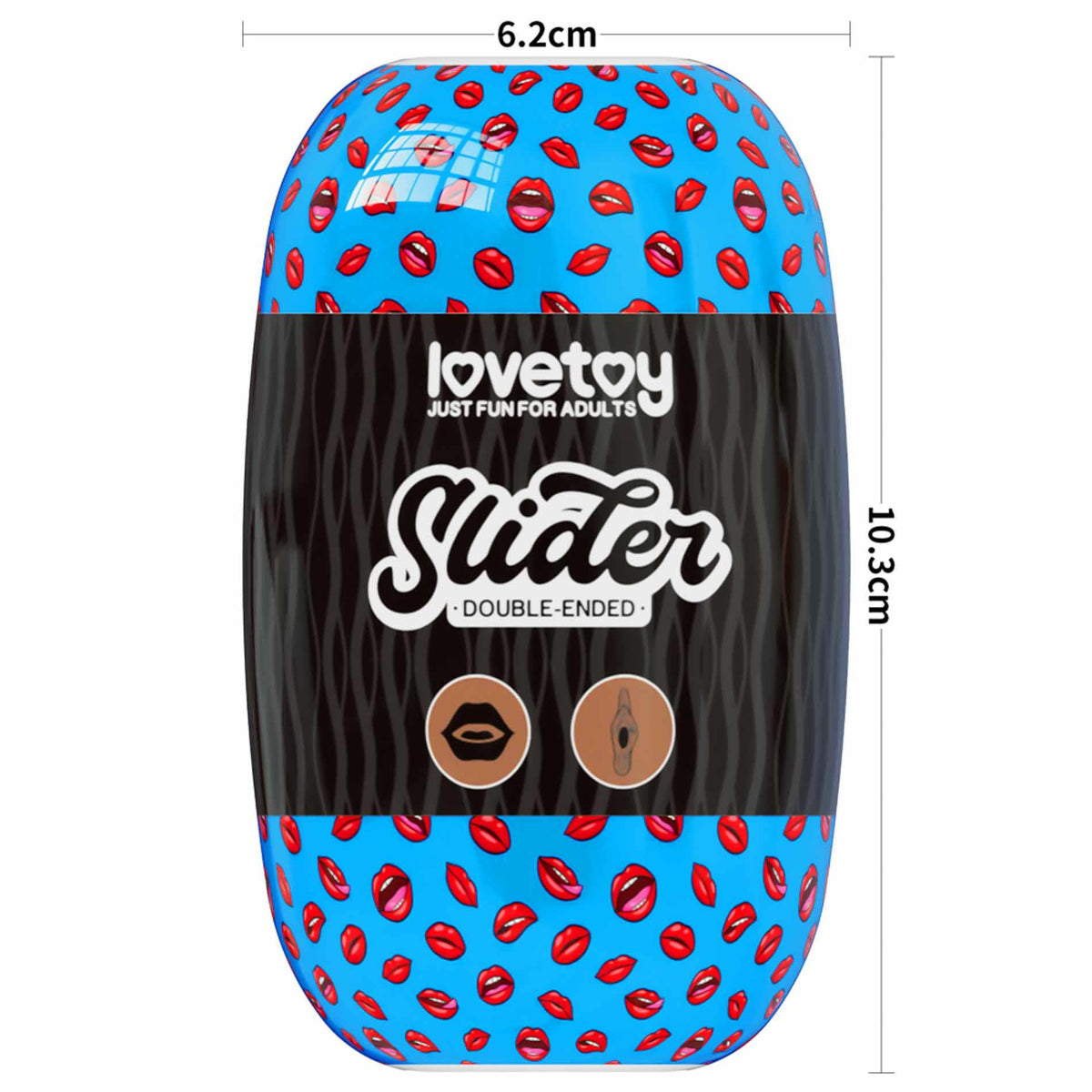 3-Slider Double-Ended Masturbator Mouth and Vagina-3