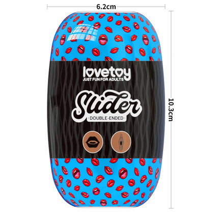 3-Slider Double-Ended Masturbator Mouth and Vagina-3