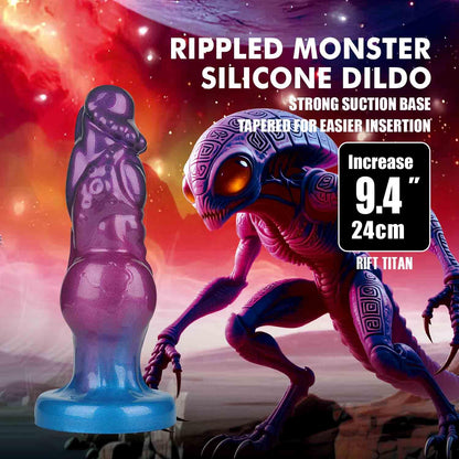 5-Dildo silikonowe dmuchane monster Power Monsters Rift Titan 24 cm-5