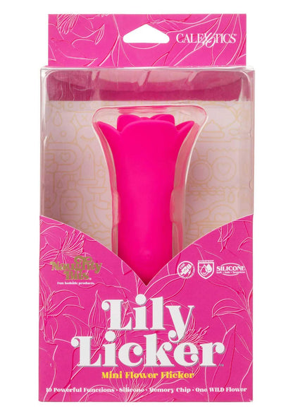 3-Stymulator łechtaczki Calexotics Lily Licker Mini różowy USB 9,5 cm-3