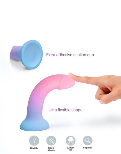 2-Dildo realistyczne silikonowe Love to Love Utopia M 14 cm-2