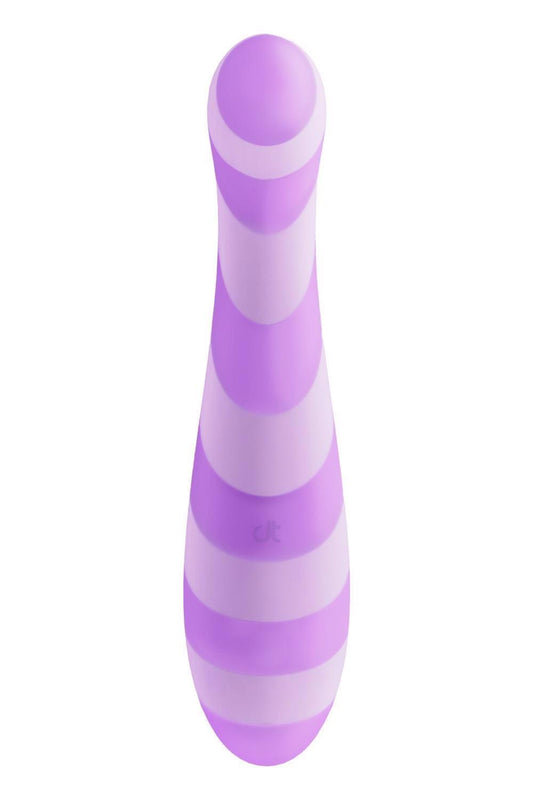 2-Wibrator punktu G Glitz Purple Pleasure fioletowy USB 15,7 cm-2