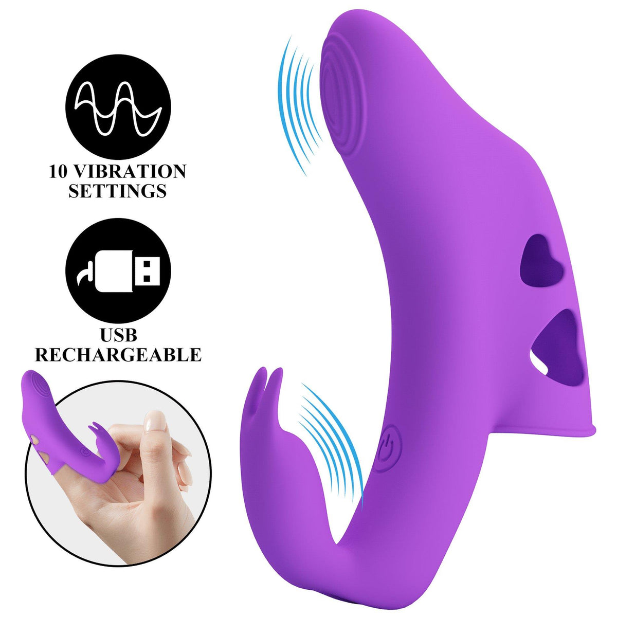 2-Wibrator palcowy Yenna Honey Finger Pretty Love 10 wibracji-2