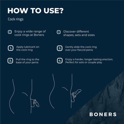 4-Pierścień erekcyjny elegancki Boners Ergo-4