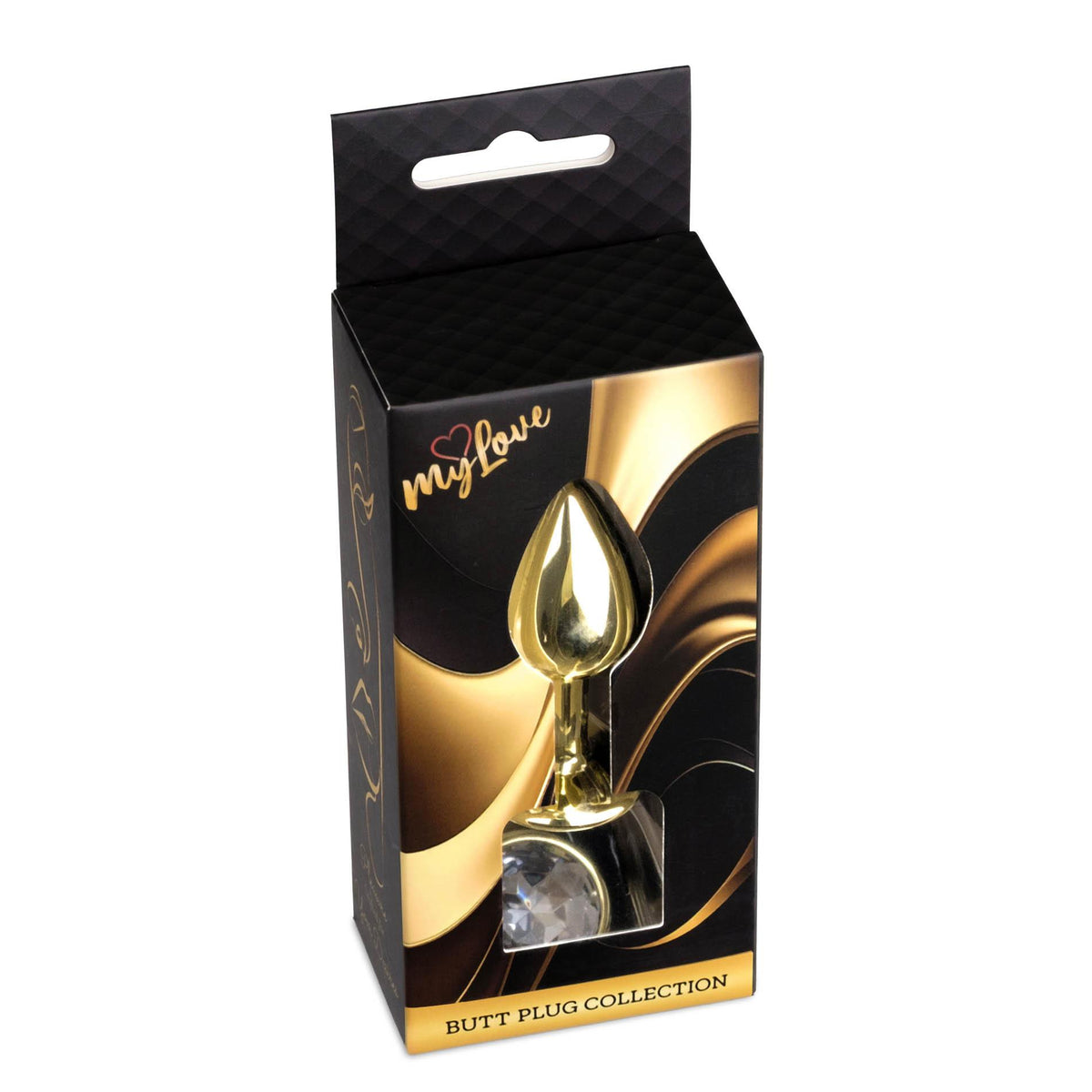 6-Biżuteria analna złota z diamencikiem MyLove Toys 7 cm-6