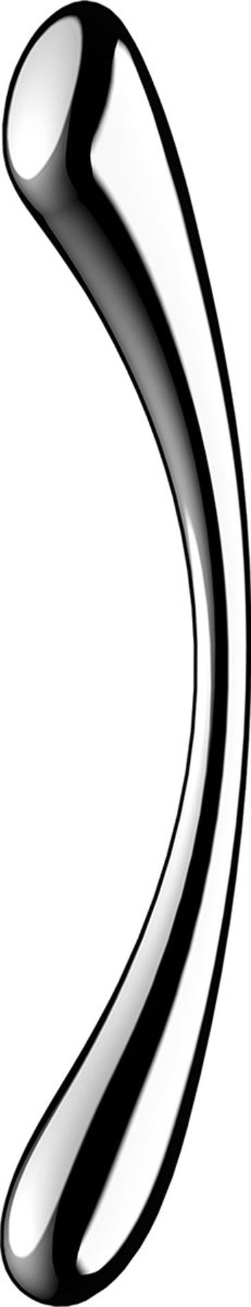 1-Dildo dwustronne ze stali nierdzewnej Satisfyer Cosmic Crest 1-1