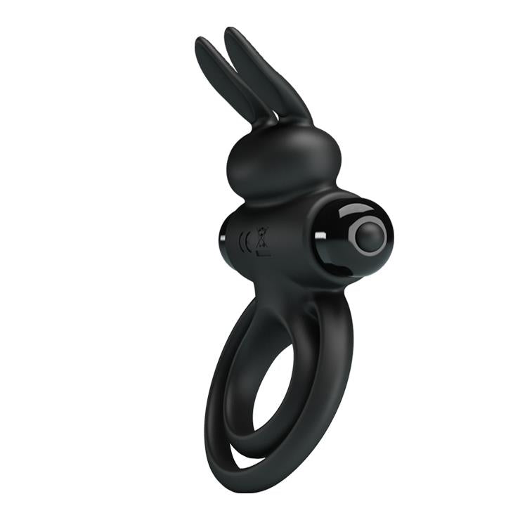 3-Pierścień wibrujący Pretty Love Vibrant Penis Ring III czarny-3