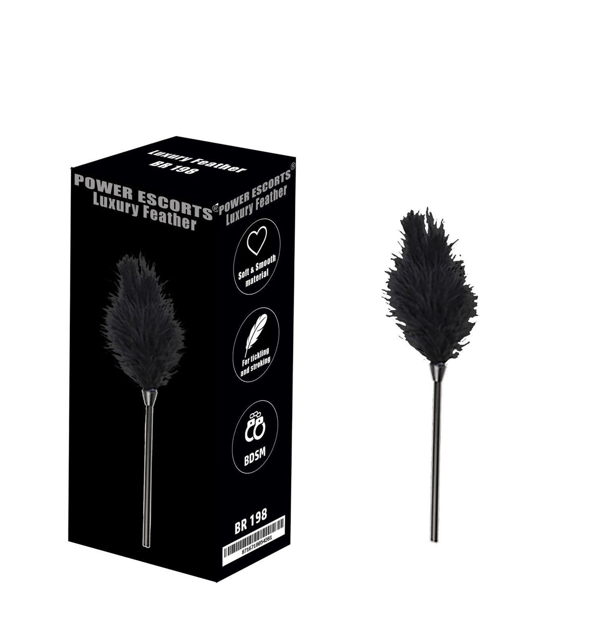 1-Piórko łaskoczące Power Escorts Luxury Feather czarne-1