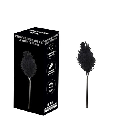 1-Piórko łaskoczące Power Escorts Luxury Feather czarne-1