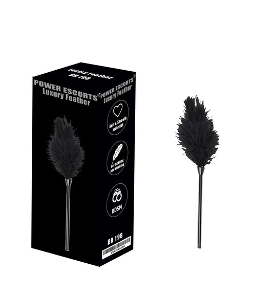 1-Piórko łaskoczące Power Escorts Luxury Feather czarne-1