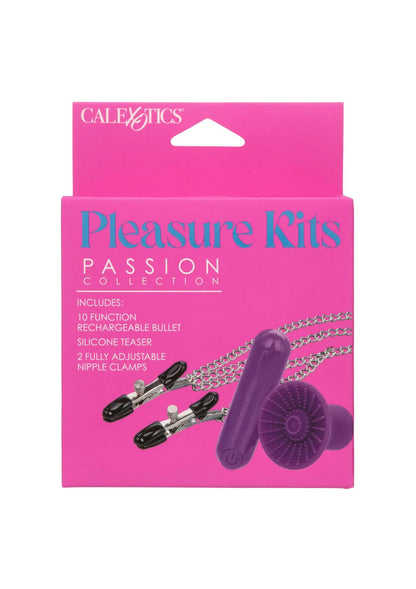 4-Zestaw wibracyjny Passion Collection Calexotics fioletowy USB-4
