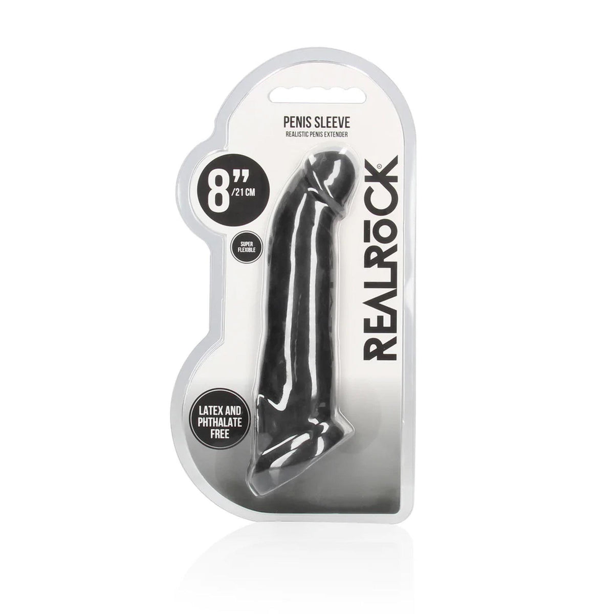 3-Realistyczna przedłużka na penisa RealRock 22 cm-3