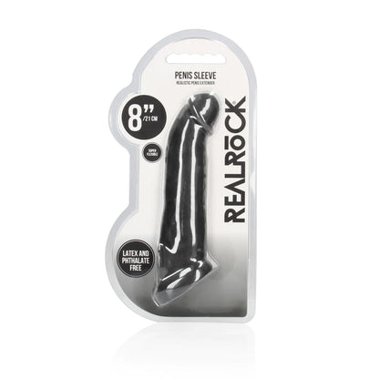 3-Realistyczna przedłużka na penisa RealRock 22 cm-3
