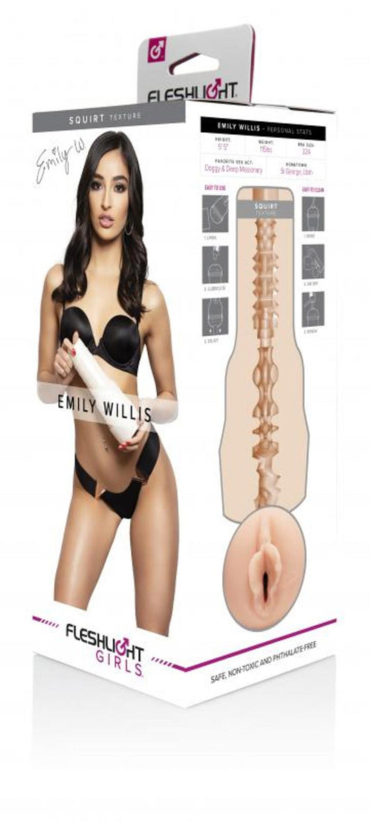 1-Masturbator Fleshlight Emily Willis Squirt beżowy 25 cm-1