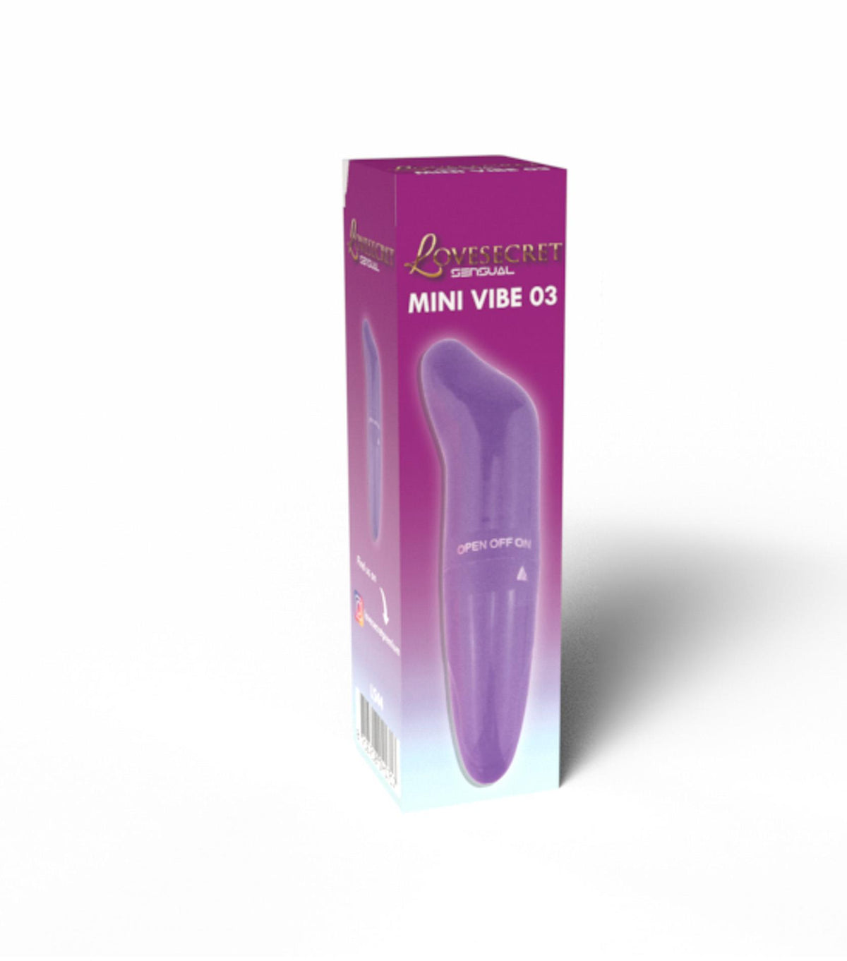 1-Mini Wibrator Punktu G Lovesecret Fioletowy na Baterie AAA-1