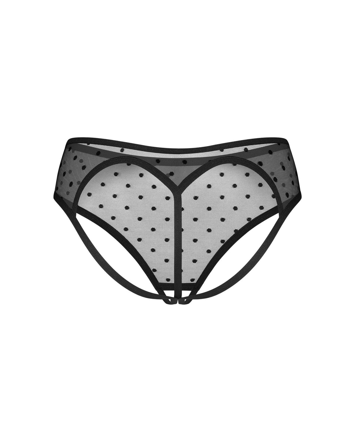 1-Figi otwarte Nuites Obsessive w groszki 2XL 3XL-1